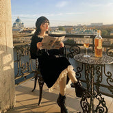 Vestido Darla Dark Romantic Vintage Estética Victoriana Gótica de Terciopelo