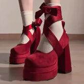 Designer Platform Women Mary Jane Shoes