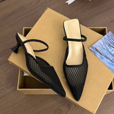 Designer Weave Mesh Women High Heels