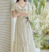 Vestido romántico de princesa Camellia Snowspring