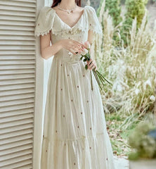 Vestido romántico de princesa Camellia Snowspring