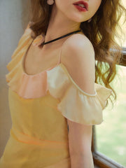 Sunny Sue Kleid + Choker-Halskette, 2-teiliges Feenkleid-Set