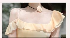 Sunny Sue Kleid + Choker-Halskette, 2-teiliges Feenkleid-Set