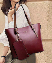 Mulberry Large Capacity Calf Leather Tote Handbag
