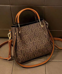 French Cowhide Large Capacity Handbag