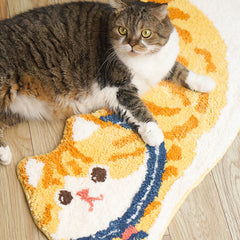 Ingwer Katze Teppich Matte Ästhetisches Zimmer Dekor Teppich