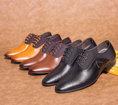 Urban Elite Leather Business Men Casual Oxford Shoes