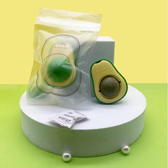 Wall-Mounted  Cat Avocado Toy Ball