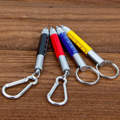 6in1 Pocket Pro Multi-Pen Tool Kit Keychain