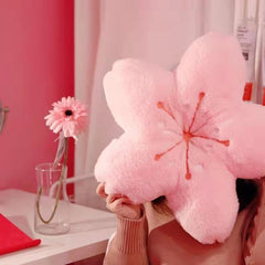 Colorful Cherry Flower Seat Cushion Pillow