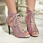 High-heeled Dancing Shoes