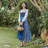 Vestido de algodón de bruja de Kalina Cottage