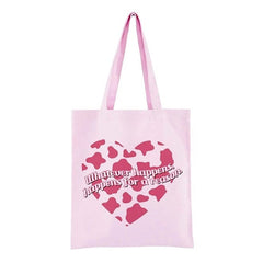 Canvas Love Spot Tote Bag