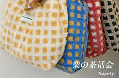 Plaid Fleece Tote Bag
