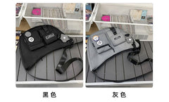 Nylon Zip Crossbody Bag