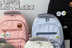 Two Tone Backpack / Bag Charm / Set