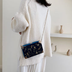 Crescent Crossbody Box Bag