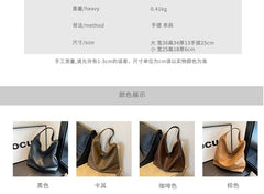 Faux Leather Hobo Bag + Pouch