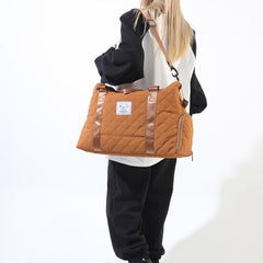 Carryall Quilted Applique Bag