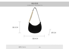 Faux Leather Hobo Bag