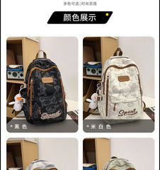 Bear Nylon Backpack / Bag Charm / Set