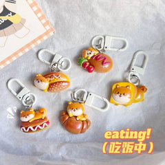 Dog Bakery Bag Charm Keyring