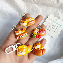 Dog Bakery Bag Charm Keyring
