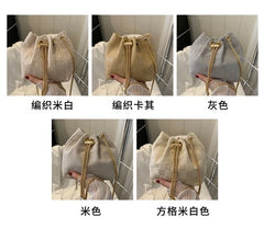 Chain Strap Bucket Bag