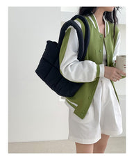 Tote Plain Quilted Bag