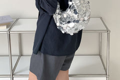 Strap Hobo Bag Chain Sequin