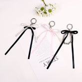 Ribbon Bag Charm Keyring