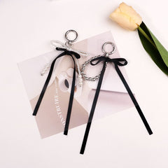 Ribbon Bag Charm Keyring