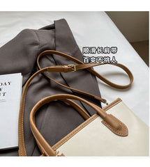 Top Handle Faux Leather Crossbody Bag + Bag Charm