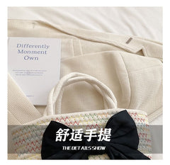 Tote Woven Bag Bow
