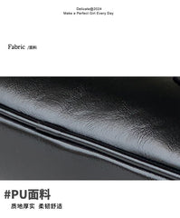 Crossbody Plain Top Leather Faux Bag Handle