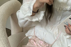 Drawstring Bag Bow Crossbody