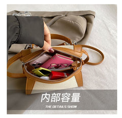 Tone Top Handle Crossbody Bag Two