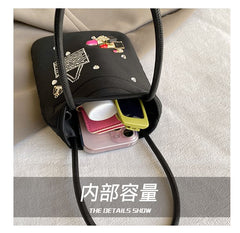 Bag Rhinestone Top Handle Crossbody