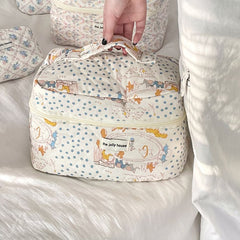 Print Fabric Makeup Bag / Pouch / Toiletry Bag