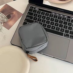 Plain Nylon Mini Makeup Bag