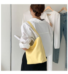 Bag Faux Leather Tote Plain