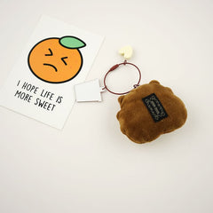 Porcupine Chenille Key Chain / Bag Charm