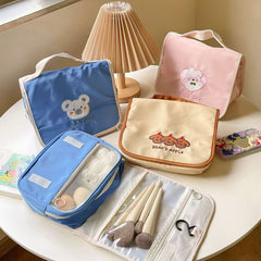 Animal Applique Toiletry Bag / Markup Bag