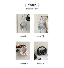 Bag Bow Shoulder Ruched