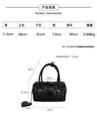 Faux Bag Boston Leather