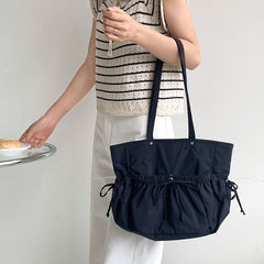 Tote Bag Bow Multi-Pocket