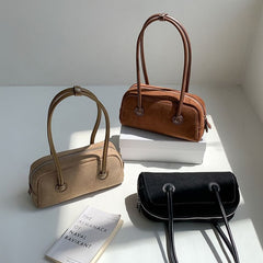 Shoulder Bag Faux Suede