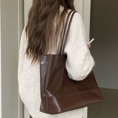 Bag Tote Leather Faux