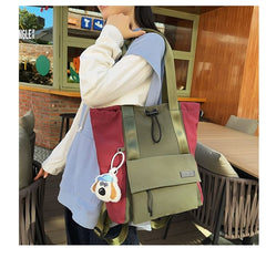 Charm / Nylon Backpack Drawstring Set Bag