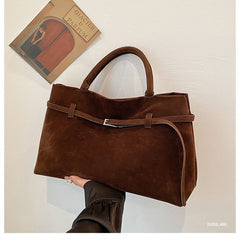Bag Suede Tote Faux